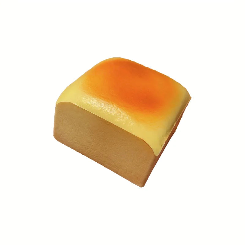 Soft PU Slow Rising Butter Cheese Stick Fidget Squishy Toy Grab Texture Squeeze Prank Toy Effective Anxiety Stress Relief Toy