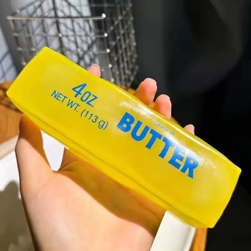 14/23CM Butter Stick Fidget Toys Squishy Elastic Cheese Stick Funny Decompression Stress Anxiety Relief Squeeze Prank Toy Relax