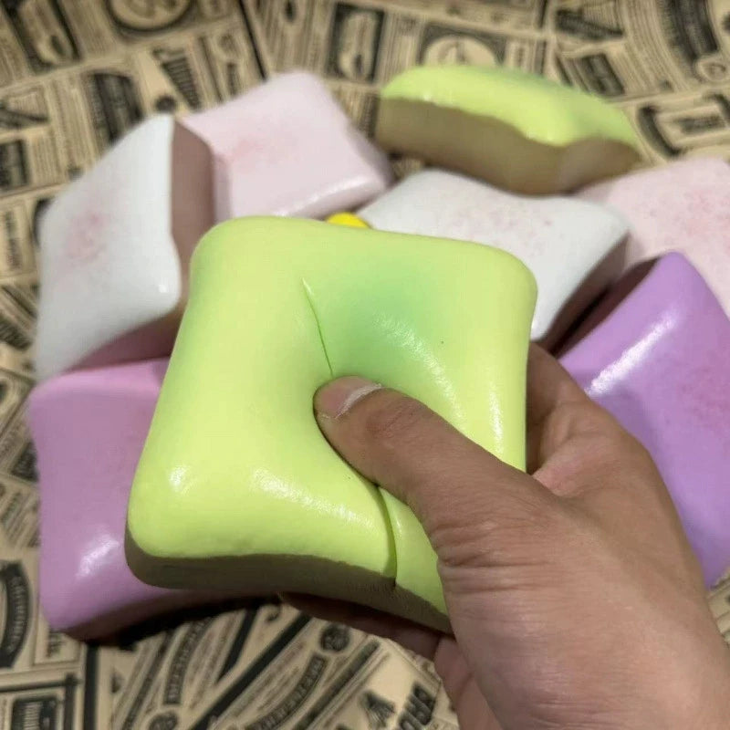 Bread Butter Squishy Slow Rising Squishy Stress Balls Stress Relief Fidget Toys Party Favor Gift  Adult Stress Relieving Toys